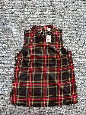 J Crew XS Plaid Tank